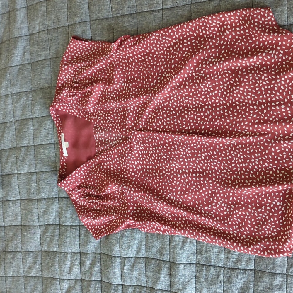Pink work blouse